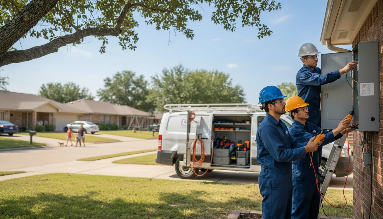 Certified electrician providing emergency electrical services in Mesa, ID